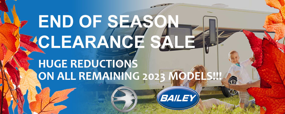 End of season clearance sale - Huge reductions on all 2023 models